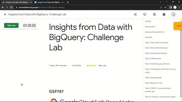 Insights from Data with BigQuery: Challenge Lab | GSP787 | Solution