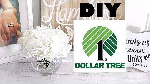 DIY DOLLAR TREE FLOWER VASE