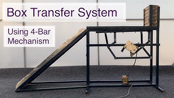 Box Transfer System using 4-Bar mechanism mechanical engineering final year project