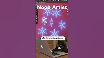 Noob vs Pro artist: Snow #blendertutorial #blender #blendercommunity #blender3d #b3d #simulation