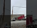 “Tractor trailer backing in to dock # 2…”