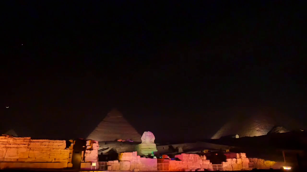 Egypt : The Great Pyramid Sound & Light Show