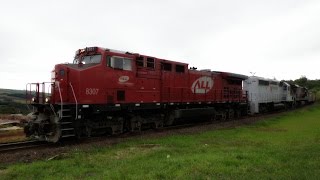Trem Da All Com 5 Locomotivas Tracionando 130 Vagões