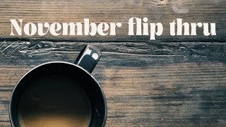 November Flip Thru | A6 rings, Moterm