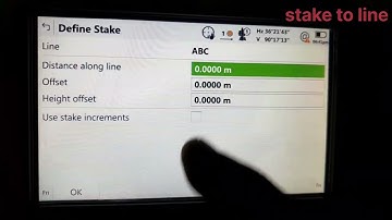 leica ts10 | stake to line | define base line