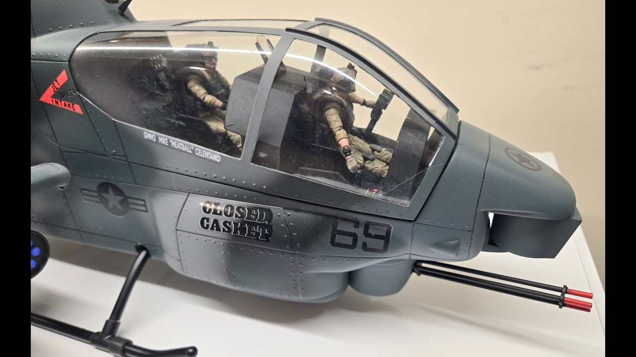 FPV Huge AH-1 Bell Huey Cobra Attack Helicopter !