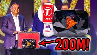 T-Series Has Received The 200 Million Subscriber Play Button!