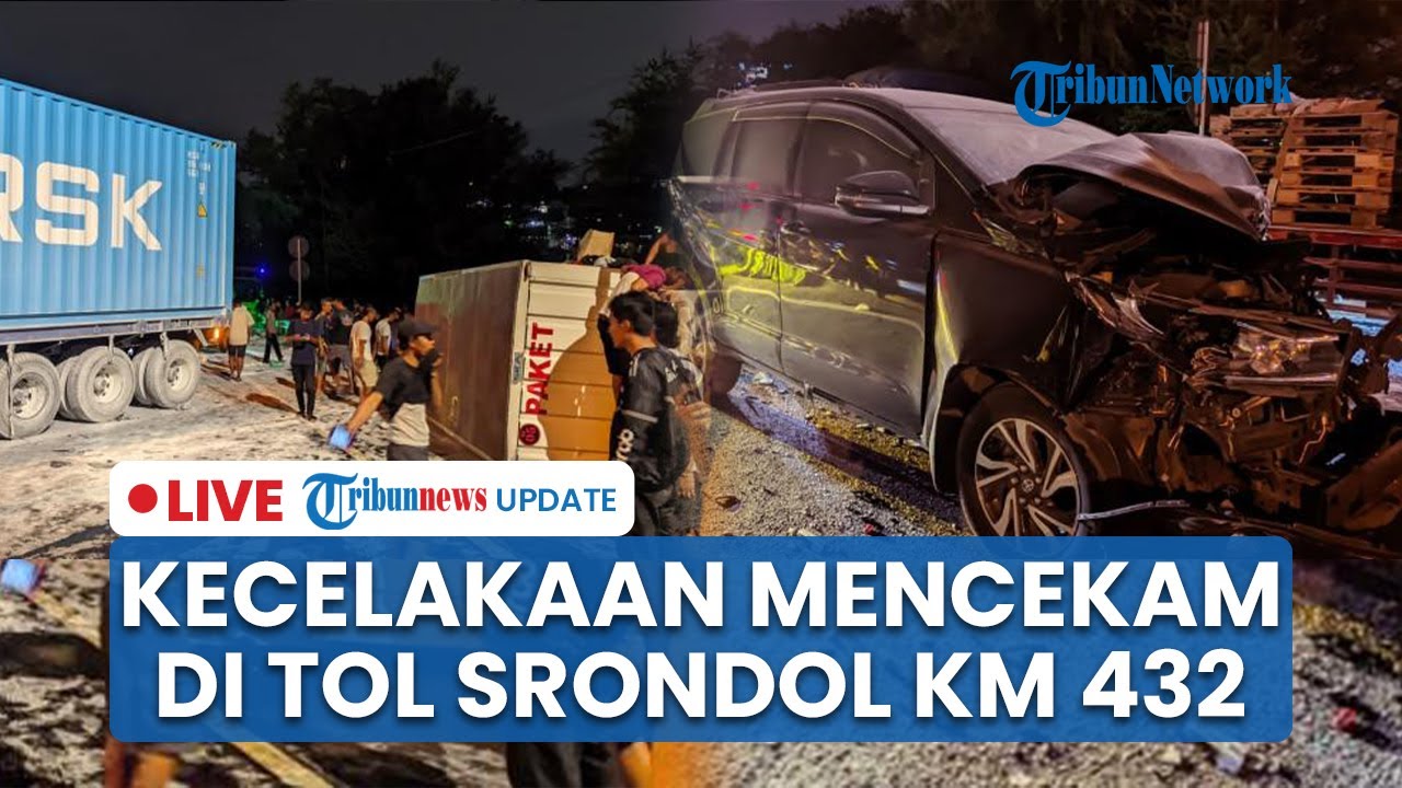 🔴 LIVE: Kecelakaan Dahsyat di Tol Srondol KM 432 Semarang! Mobil Remuk, Lalu Lintas Macet Total