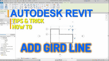 Autodesk Revit How To Add Grid Lines
