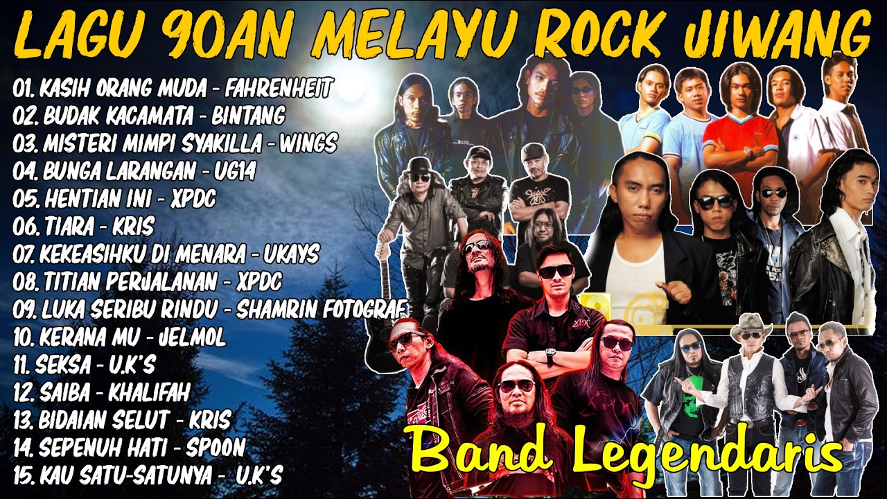 Lagu Jiwang Rock 80an dan 90an Terbaik - Lagu Slow Rock Malaysia 90an Terbaik Rock Kapak Lama