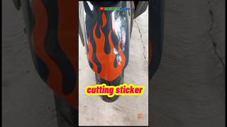 Bikin Cutting Sticker Model Api shorts short cuttingstickerindonesia stripingmotor