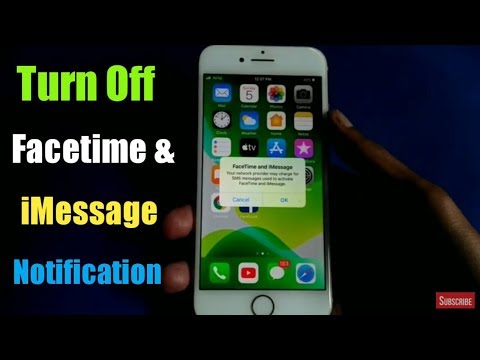 Turn off Facetime And iMessage Notification in iPhone