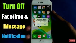 Turn off Facetime And iMessage Notification in iPhone screenshot 3