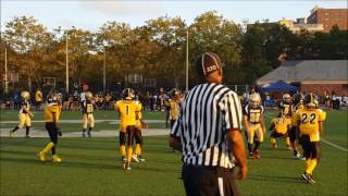 2016 NYCYFL Jr Pee Wees Brooklyn Panthers vs Queens Falcons