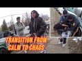 Transition From Calm to Chaos as Woman Assaults Cop and Gets Arrested
