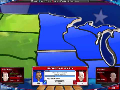 The Political Machine 2008 Obama Vs McCain II