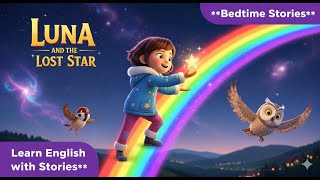 Detalles Luna and the Lost Star | English Bedtime Story For Kids| Moral Fairy Tale | Heartwarming Fairy Tale Guía