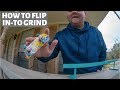 How To Flip into Grind on a Fingerboard (in-depth tutorial w/ slowmo)