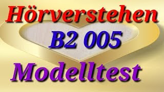 005 b2 Modelltest  B2 Hörverstehen Deutsch  نموذج امتحان سماعي 2019