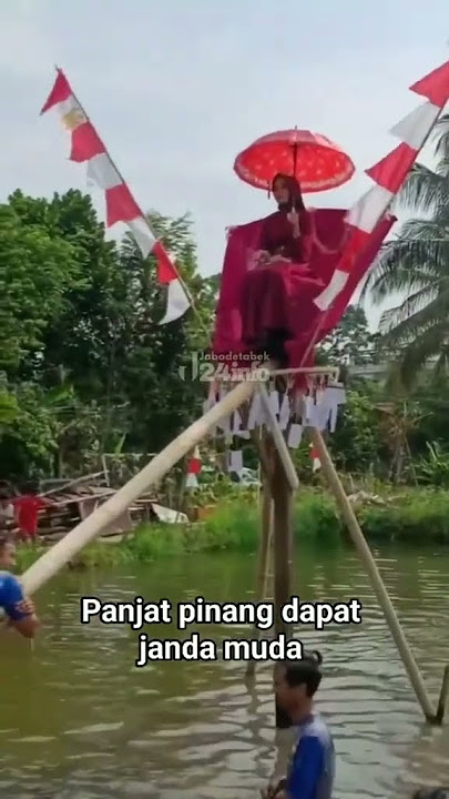 panjat pinang berhadiah janda