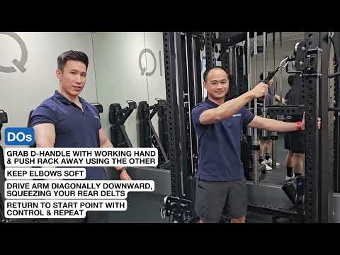 SINGLE ARM CABLE REVERSE FLY | TECHNIQ