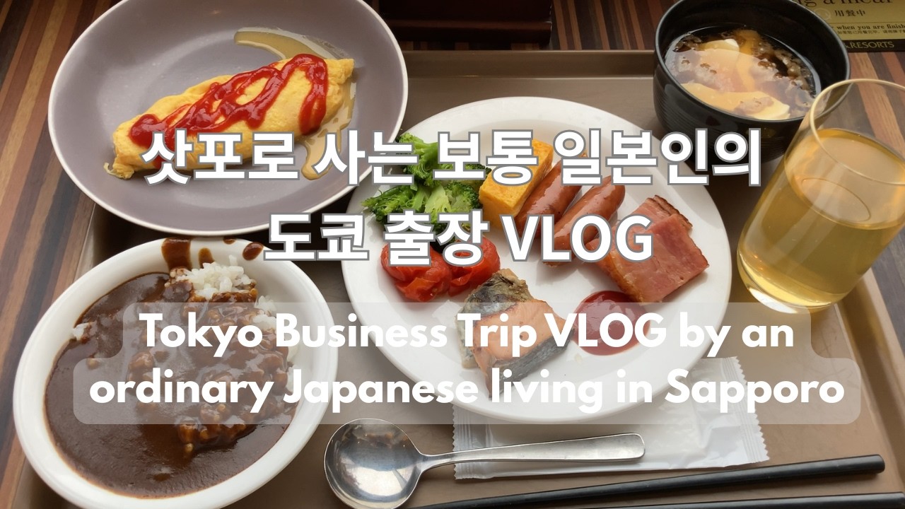 Tokyo Business Trip VLOG | 삿포로 사는 일본인 직장인의 도쿄 출장 브이로그