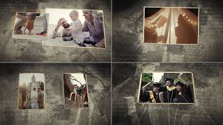 Free Old Photo Album Look - Vintage History Slideshow (Ae, Pr)