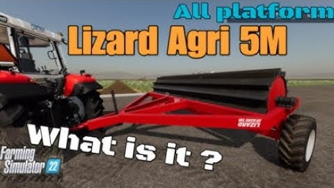 Lizard Agri 5M  / New mod for all platforms on FS22