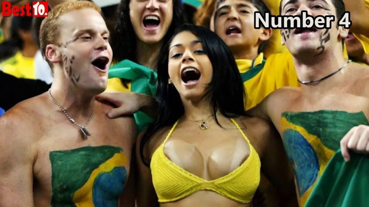 Top 10 Hottest Football Fans In The World Youtube