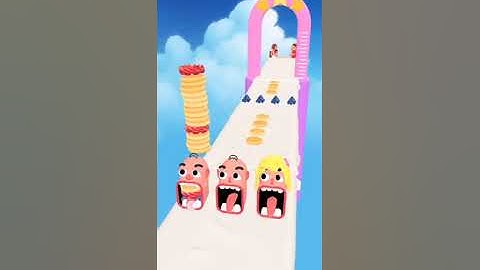 Pancake Run 3D MAX LEVEL  Android İos MOBİL GAMES Part 1  #shorts