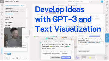 Develop Your Ideas with GPT-3 AI and Text Visualization