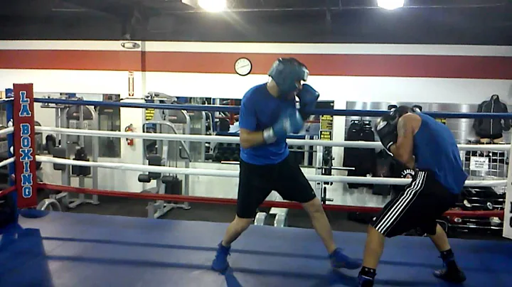 LA Boxing Columbia Sparring: Frank vs Farzin