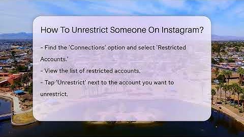 How To Unrestrict Someone On Instagram? - Everyday-Networking