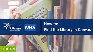 How to: Find the Library in Canvas