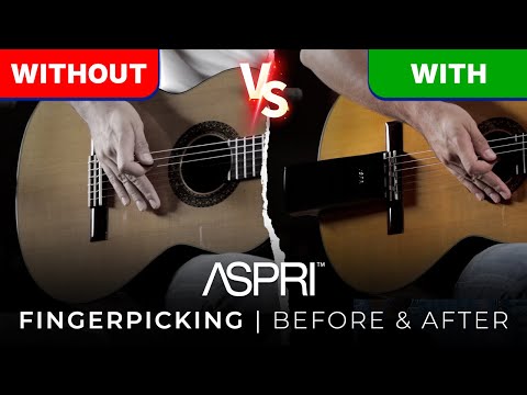 Fingerpicking Demo (Apple AirPods Pro recording) | Before & After | ASPRI