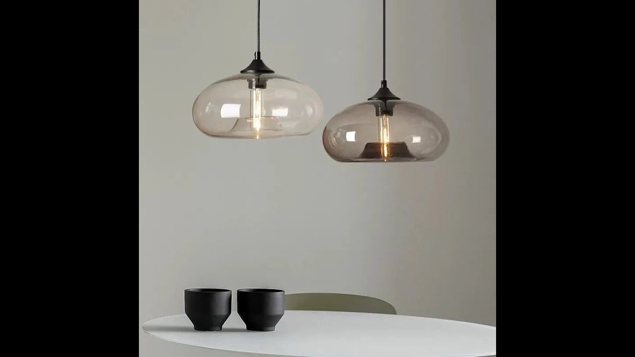 How to Install a Modern Bread-Shaped Glass Pendant Light | Quick DIY Guide