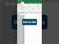 Fill Series Tip #excel #exceltutorial #exceltips