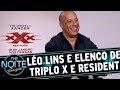 Léo Lins entrevista elenco do novo Triplo X e Resident Evil 6 | The Noite (26/12/16)
