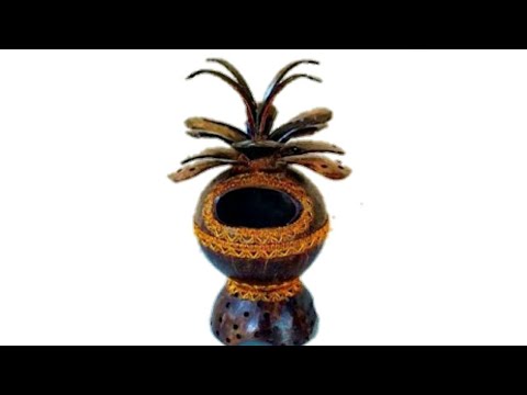 CANTIK kerajinan  batok  kelapa  YouTube