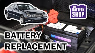 Mercedes-Benz E320 (2003-2009) - New Battery Install
