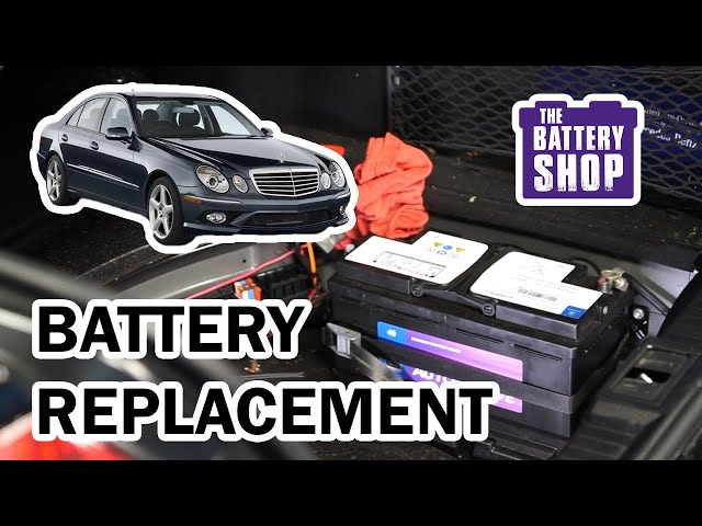 Mercedes-Benz E320 (2003-2009) - New Battery Install - YouTube