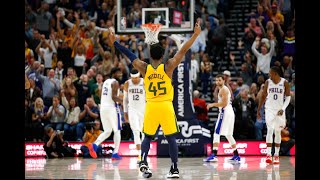 Jazz beat 76ers, 106-104