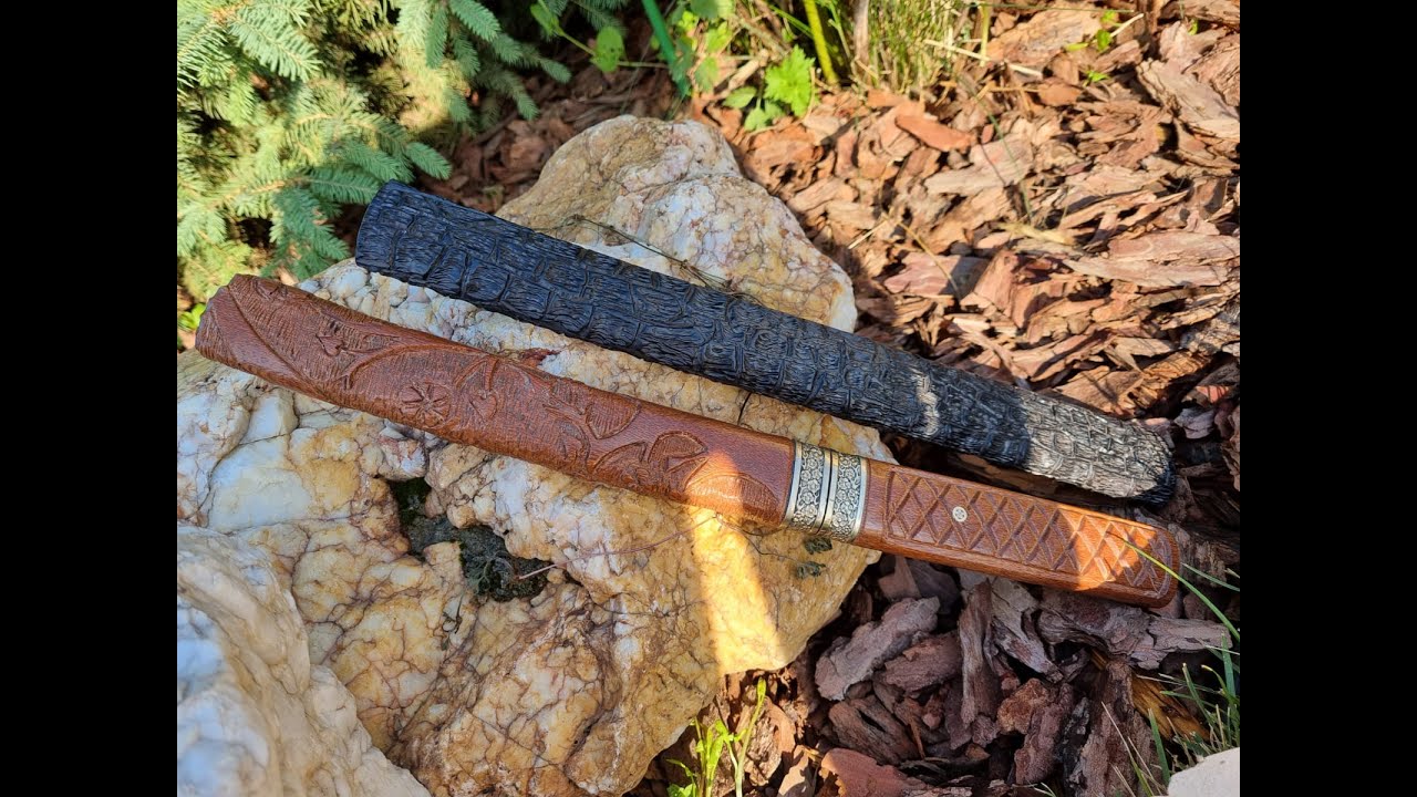 нож "Вакидзаси-Ширасайя"  и нож "Танто-Ширасайи" (черный)