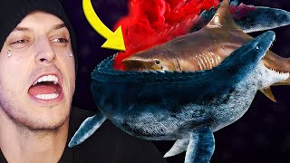 The MEGALODON vs MOSASAURUS Battle Analysis! (Reaction)