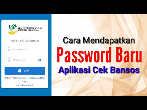 Tidak Bisa Login Di Aplikasi Cek Bansos Lupa Password