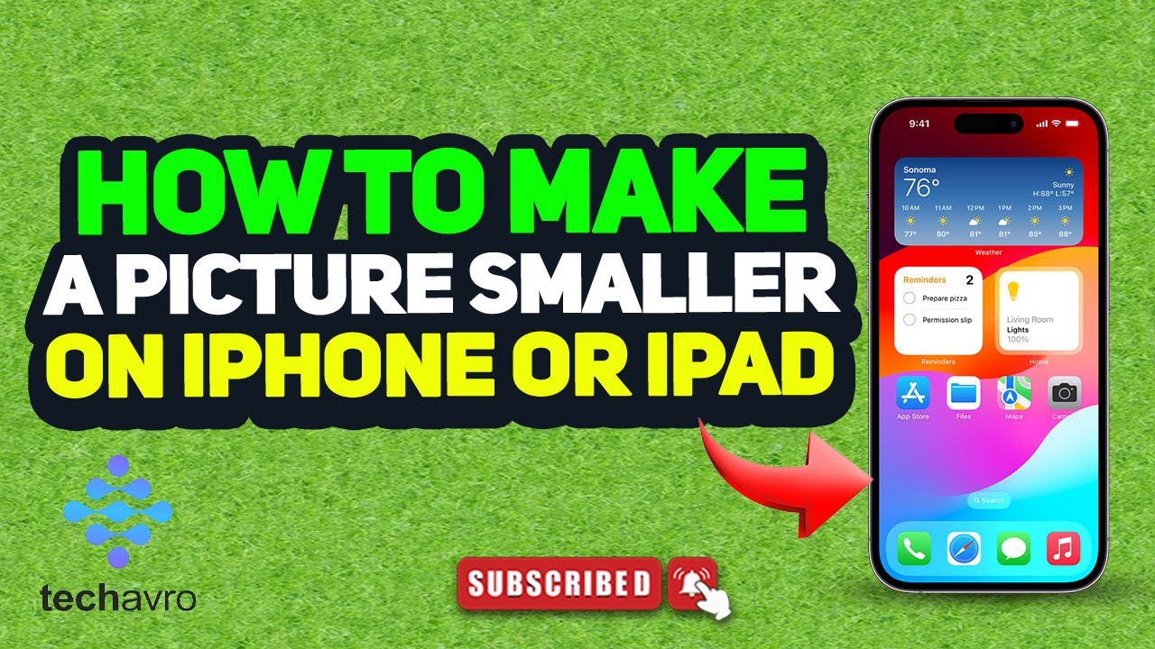 How to make a picture smaller on iPhone or iPad 2025 - YouTube