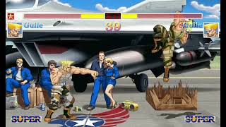 Ultra Street Fighter II(Switch)-Guile Mirror Match  III