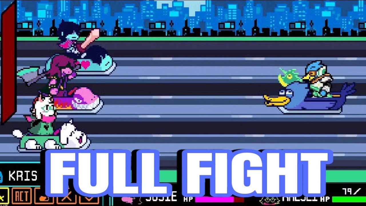 FULL BERDLY FIGHT | DELTARUNE CHAPTER 2 - YouTube