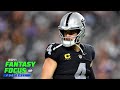 Recapping Raiders wild MNF win, Injury updates and waiver wire wonders | Fantasy Focus Live!