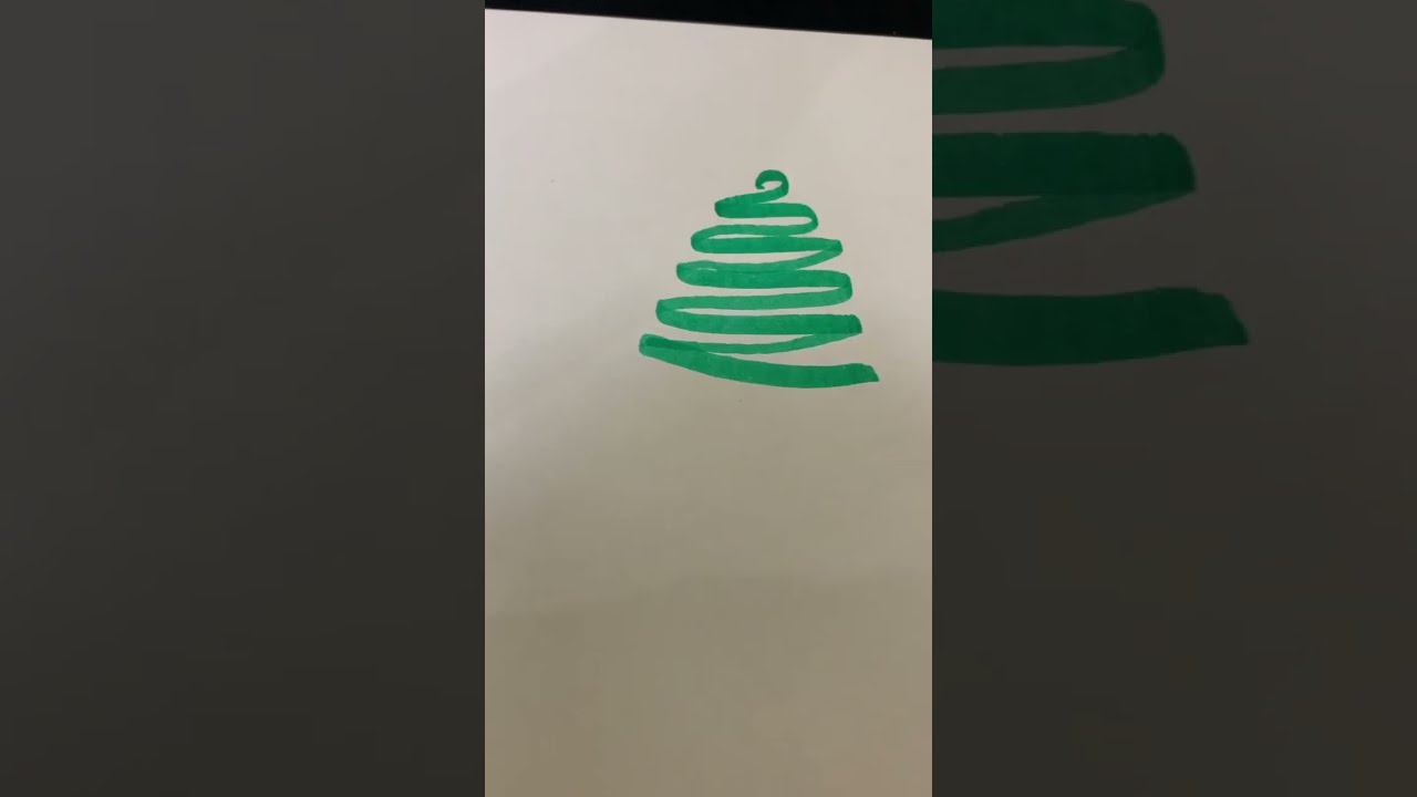 Christmas Tree Doodles with KINGART Markers